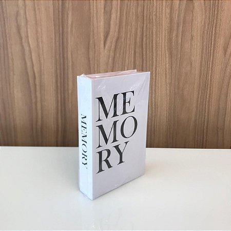 CAIXA BOOK/ LIVRO CAIXA - MEMORY PEQUENO .