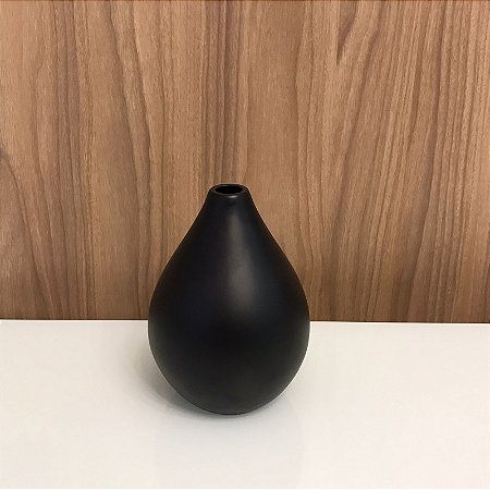 VASO SOLITARIO PINGO PRETO FOSCO - GRANDE