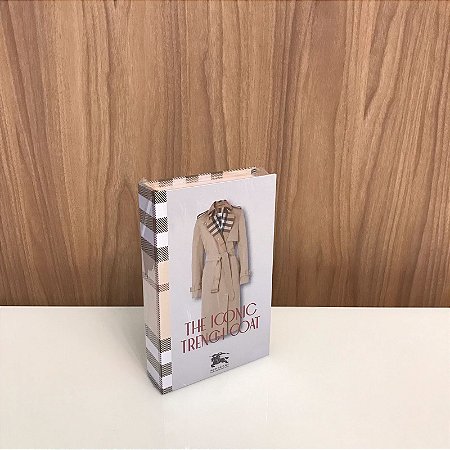 CAIXA LIVRO THE ICONIC TRENCI COAT BURBERRY PEQUENO