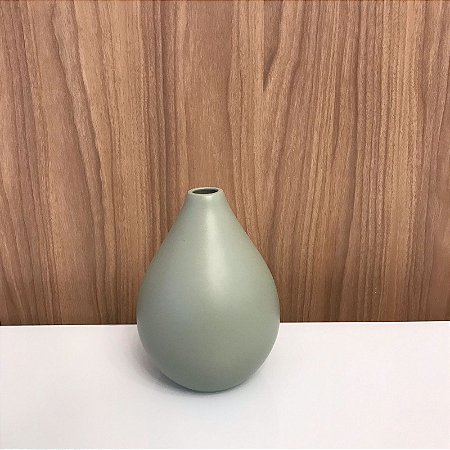 VASO SOLITARIO PINGO VERDE FOSCO  GRANDE