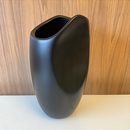 VASO ONDA PRETO FOSCO   GRANDE