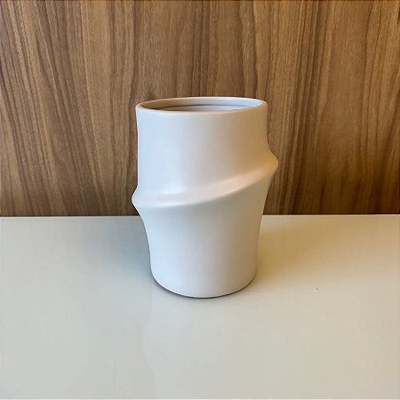 VASO DE CERAMICA CILINDRICO - PEQUENO