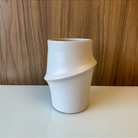 VASO DE CERAMICA CILINDRICO - MEDIO