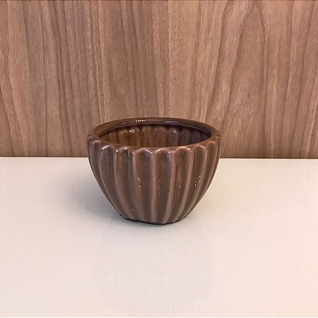CACHEPOT MINI BIBELO MARROM