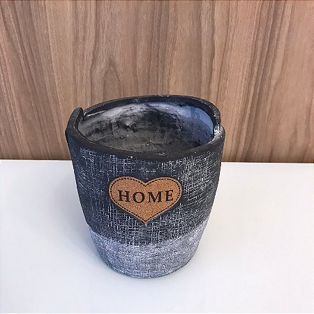 CACHEPOT DE CIMENTO AZUL HOME