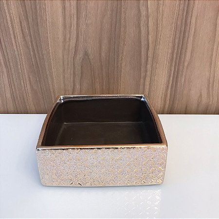 CACHEPOT DE CERAMICA ROSE GOLD