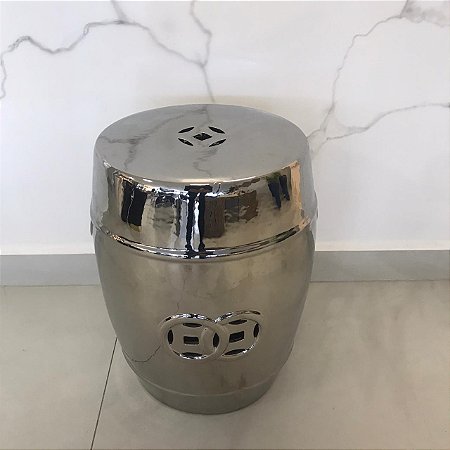 SEAT GARDEN DE CERAMICA PRATA