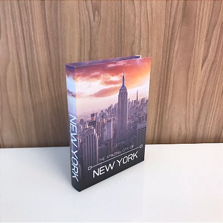 CAIXA BOOK/ LIVRO CAIXA NEW YORK - GRANDE .