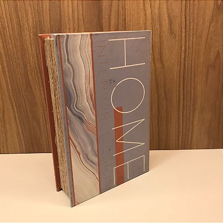 CAIXA LIVRO HOME INTERIOR DESING GRANDE