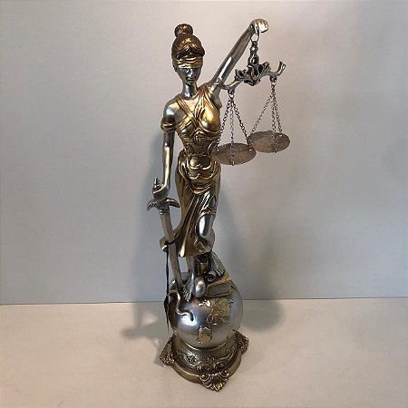 DAMA DA JUSTIÇA DECORATIVA GLOBO - GRANDE.