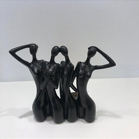 ESCULTURA BUSTO  MULHERES PRETA