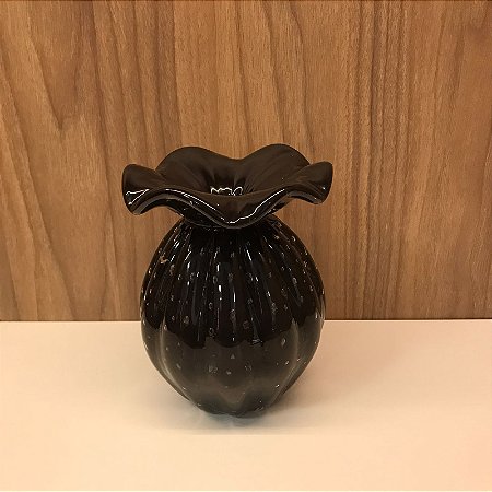 TROUXINHA EM MURANO PRETO MEDIO