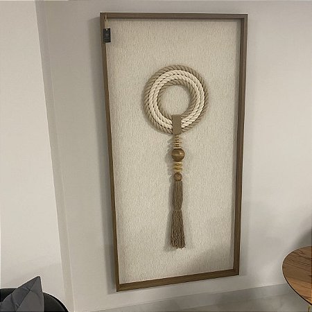 QUADRO COLAR CÍRCULOS CORDAS