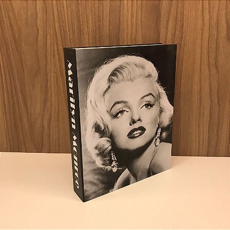CAIXA LIVRO MARILYN MONROE GRANDE