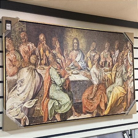 QUADRO TELA EM CANVA - SANTA CEIA