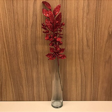 HASTE BICO DE PAPAGAIO VERMELHO