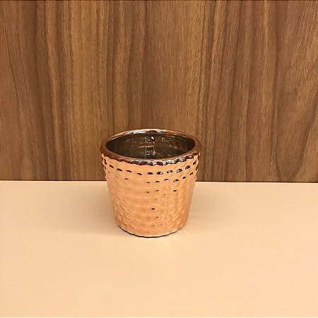 MINI CACHEPOT ROSE COM DETAHES
