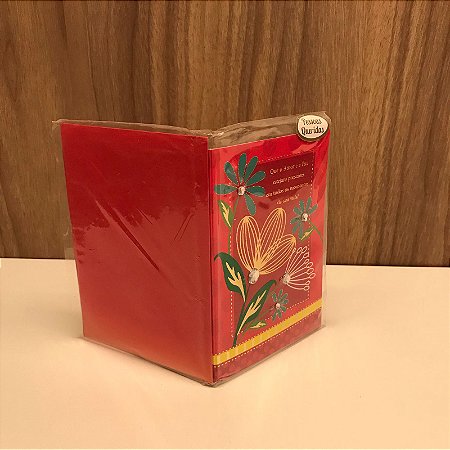 CARTÃO COM ENVELOPE - QUE O AMOR E A PAZ ESTEJAM PRESENTES...