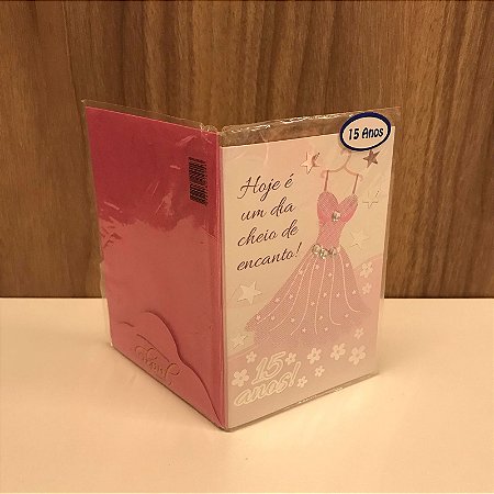 CARTÃO COM ENVELOPE - HOJE É UM DIA CHEIO DE ENCANTO!