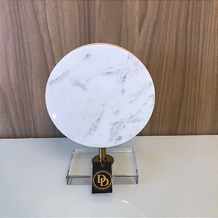 ESCULTURA DECORATIVA EM MARMORE E RESINA 29X22CM