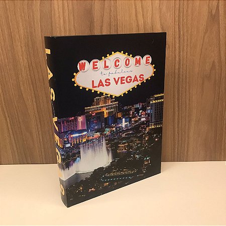 CAIXA LIVRO  LAS VEGAS GRANDE