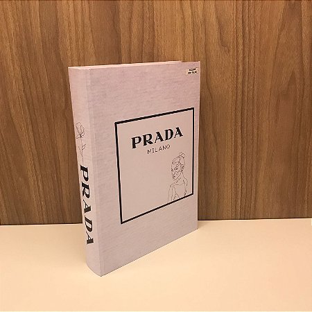 CAIXA LIVRO PRADA MILANO  MÉDIA