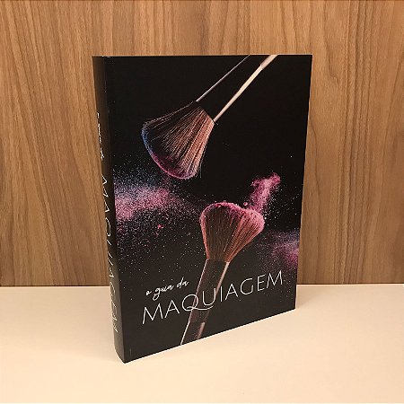 CAIXA LIVRO A GUIA DA  MAQUIAGEM GARNDE
