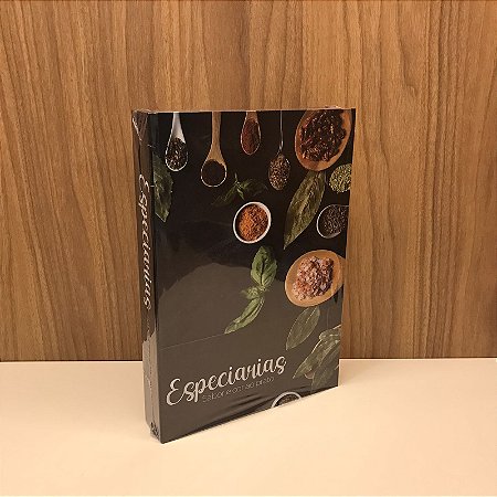 CAIXA LIVRO ESPECIARIAS PEQUENA