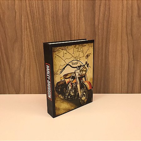 CAIXA LIVRO HARLEY DAVIDSON PEQUENA