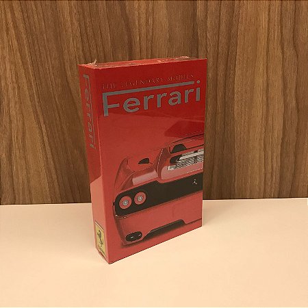 CAIXA LIVRO  FERRARI PEQUENA