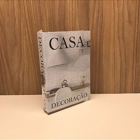 CAIXA LIVRO DECORAÇÃO CASA MÉDIA