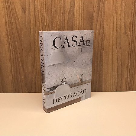 CAIXA LIVRO DECORAÇÃO CASA GRANDE