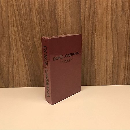 CAIXA BOOK / LIVRO CAIXA - DOLCE & GABBANA - PEQUENA .