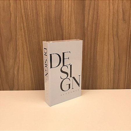 CAIXA LIVRO DESING ELEGANCE PEQUENA