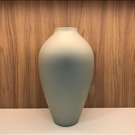 VASO GARRAFÃO VERDE ACINZENTADO GRANDE