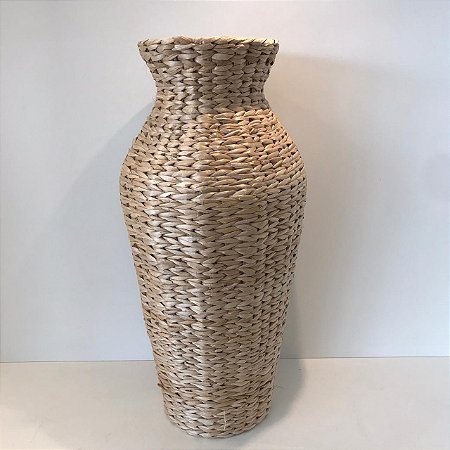 VASO SEAGRASS FIBRA NATURAL GRANDE 56X30CM