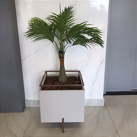 ARRANJO DE CHAO PALMEIRA COM CACHEPOT CIRUS 1,22M