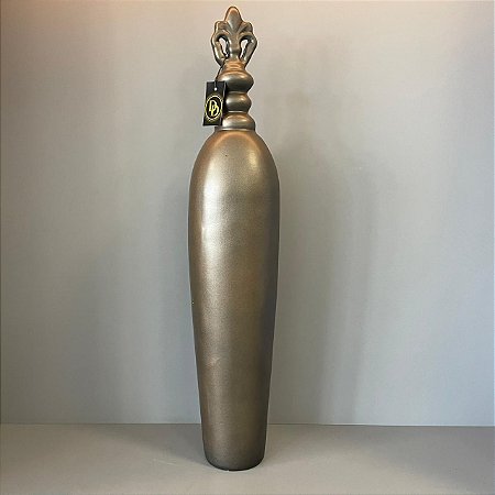 ESCULTURA PINO MARROM BRILHOSO GRANDE