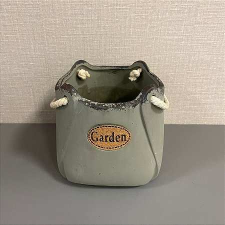 CACHEPOT GARDEN  DE CERAMICA COM ALÇA