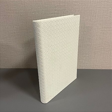 CAIXA LIVRO EM MDF COM REVESTIMENTO EM PU