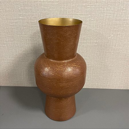 VASO METAL REDONDO DET FUNIL GRANDE
