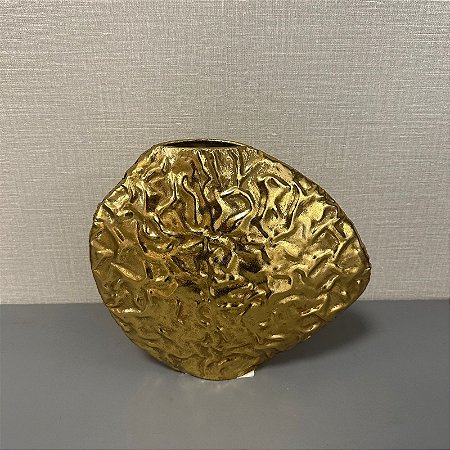 VASO DE METAL DOURADO PEQUENO