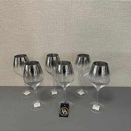 CONJUNTO COM 6 TAÇAS PARA VINHO BRANCO