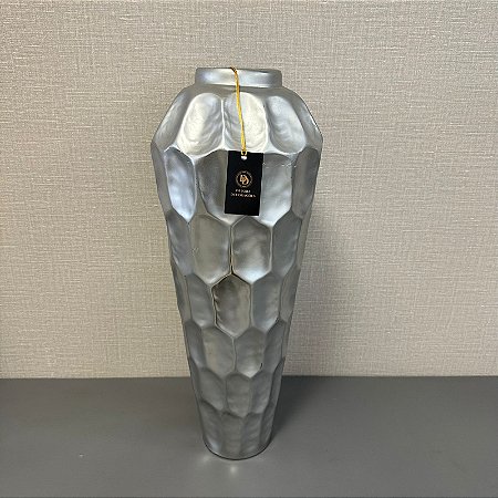 VASO DE METAL PRATEADO PEQUENO