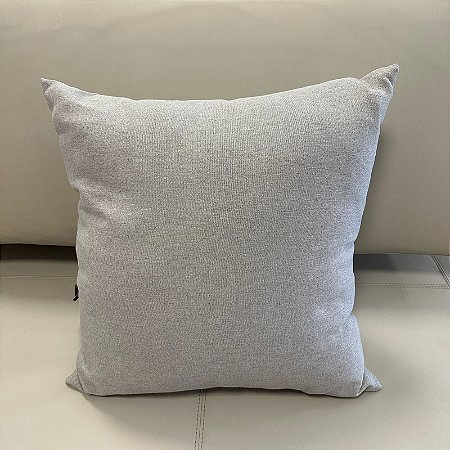 ALMOFADA LINHO CINZA LISA