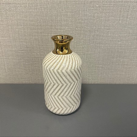 VASO GARRAFA EM CERAMICA MEDIO