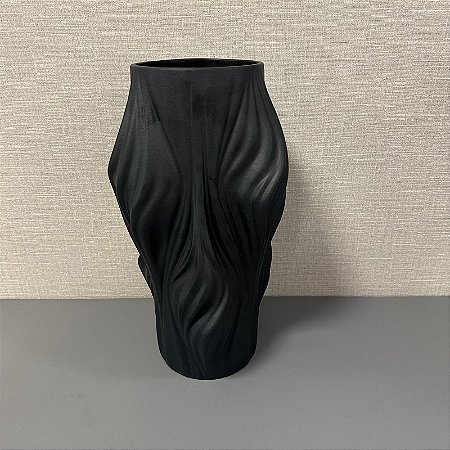 VASO DECOR PORCELANA PRETO