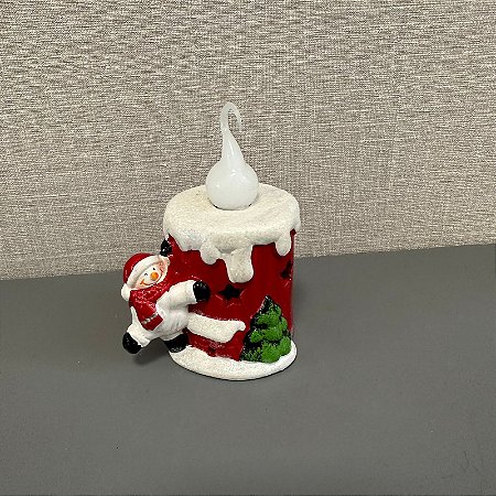 BONECO DE NEVE COM LUZ