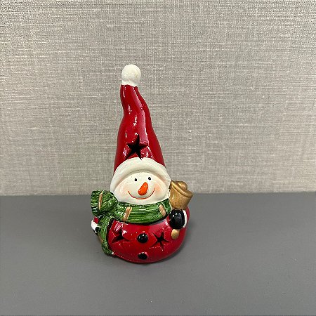 BONECO DE NEVE COM LUZ