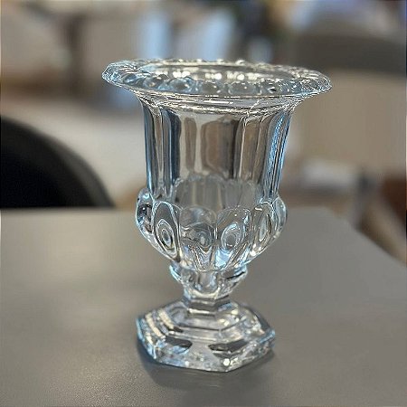 Vaso Taça em Cristal 15x12cm